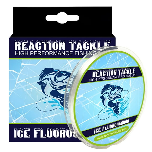 Reaction Tackle Ice Fluorocarbon Fising Line - Clear / 1LB 125 Yd