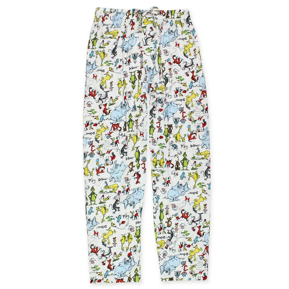 Dr. Seuss Dr. Seuss Grinch Cat in the Hat Men's Sleep Pants MF20405PT