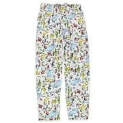Dr. Seuss Grinch Cat in the Hat Mens Adult Pajama Bottom Sleep Pants MF20405PT