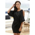 thumbnail image 5 of LASCANA Women's Cold Shoulder Bodycon Dress Tie, 5 of 5
