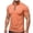 Orange, variant on Men's Quarter Zip Shirts Slim Fitted Short Sleeve Cycling Jerseys Stretch Quick-Dry Breathable Activewear Workout Performance Shirts Orange XXXL