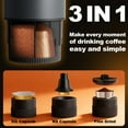 thumbnail image 5 of GVODE Portable Espresso Machine, Self-Heating 3-in-1 Portable Coffee Maker, 20 Bar Electric Travel Espresso Maker for Capsules & Ground Coffee, Gray, 5 of 8