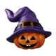 thumbnail image 1 of Figuras de calabaza de resina para decoración de Halloween, esculturas de resina para jardín Violeta Izquierda, 1 of 9