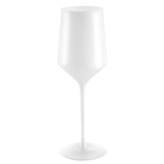 Vikko D?cor Matte White Wine Glasses | Thin, Handblown Glass ? Tall, Elegant Stem ? Dishwasher Safe ? 11 Ounce Cup ? Set of 6 Stunning Wine Glasses ? 8.6? x 2.4?