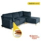 thumbnail image 2 of Sala Modular Makora Morelli Memory Foam Azul Chenille De 4 módulos, 2 of 10
