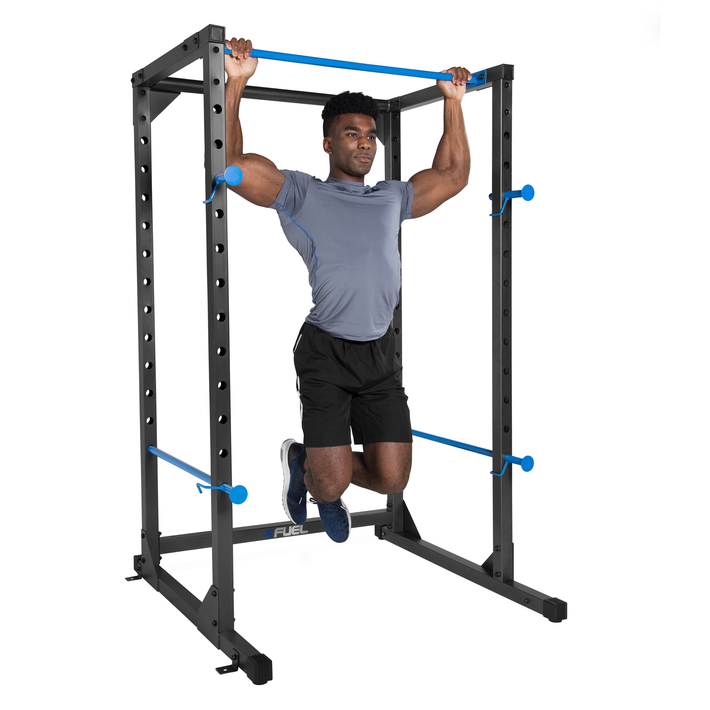 Fuel Pureformance 6 -Foot Adjustable Full Cage Power Rack, Black
