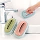 thumbnail image 5 of Inteprter Cepillo de limpieza Herramientas de esponja de descontaminación fuerte Azulejo Estufa Cuenco Mango de plástico Cepillos Hogar Baño Cocina y Comedor Rosa Inteprter HA079593-01, 5 of 6