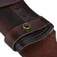 thumbnail image 2 of Leather Belt Bag for Pocket Knives Snap Closure, Convenient for Quick Access and Storage, 2 of 8