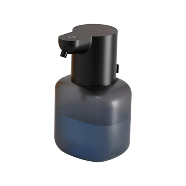 Dispensador Automático de Jabón Dispensador de Jabón en Espuma Sin Contacto 550 Ml Dispensador de Jabón en Espuma Ajustable Recargable por USB Negro