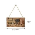 thumbnail image 3 of OAVQHLG3B 4th of July Decoration Independence Day Wooden Pendant Wooden Pendant Home Window Hotel Decoration Patriotic Wooden Ornaments , Home, Window, Hotel, Room Decoration, 3 of 4