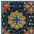 thumbnail image 2 of SAFAVIEH Four Seasons Carleen Floral Geometric Area Rug, Black/Blue, 2'4" x 4', 2 of 4