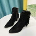 thumbnail image 4 of Teacher Appreciation Gifts AXXD Mid-Calf Boots,Womens Packer Boots Christmas For Knee-High Teacher Fall Autumn Womens Shoes Dressy Casual Boots For Reduced Price, 4 of 9