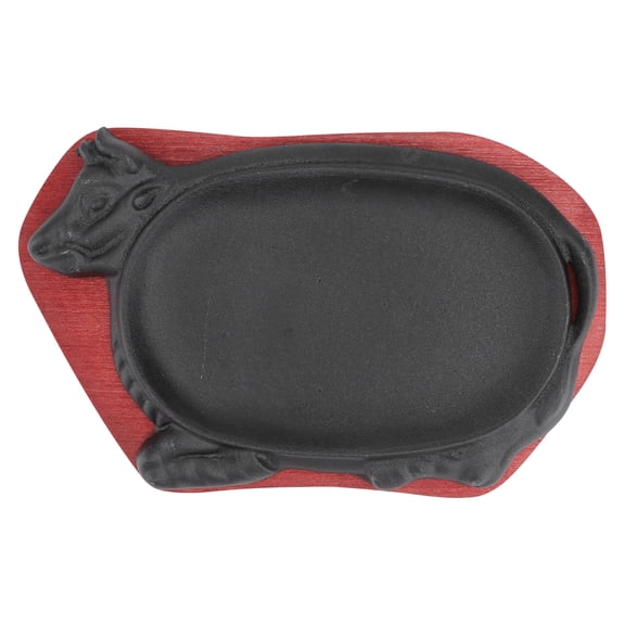 MEIBUTYUP Nonstick Cast Iron Baking Pan for Grilling, Roasting, Oven Cooking, and Easy Cleanup Cookware