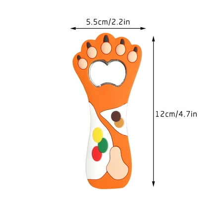 

Kitchen Gadgets Beer Opener Cartoon Cat s Paw Wine Opener Magnetic Bottle Opener Refrigerator Sticker Household Wine Opener
