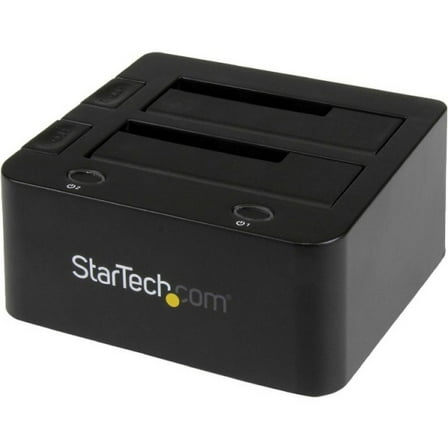 StarTech UNIDOCKU33 StarTech.com Universal docking station for 2.5/3.5in SATA and IDE hard drives - USB 3.0 UASP - 2 x Total Bay - 2 x 2.5"/3.5" Bay - UASP Support - Serial ATA/600 - USB 3.0
