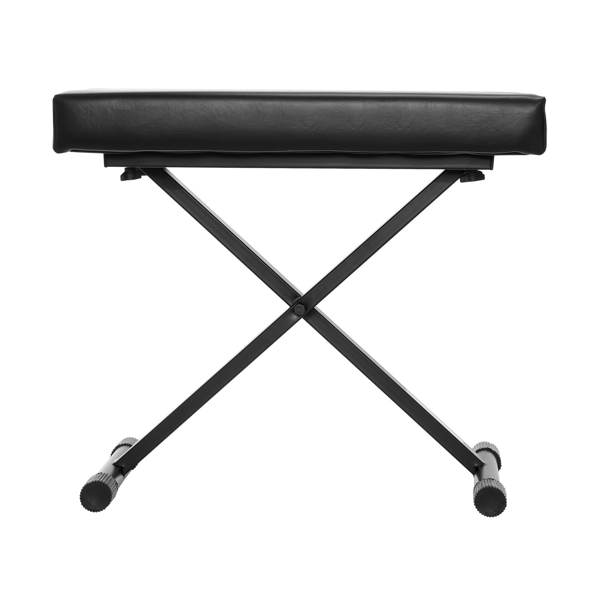 H&A X-Style Piano Bench, Large, Black