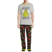 Dr. Seuss, Adult Mens, Grinch Pajamas Sleepwear Sets, Sizes S-2XL