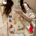 thumbnail image 2 of Sanrio Hello Kitty Y2k Girl Clothes Korean Style Top Fashion Clothes Summer Sweet Cotton Printed Short Sleeved Playful T-shirt, 2 of 18