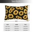 thumbnail image 2 of Pofeuu Sunflower 6 Print Polyester Microfiber Plush Pillowcases, Super Soft and Cozy Pillow Case Covers with Envelop Closure（Pillow core not included）-16"x24", 2 of 6