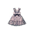 thumbnail image 6 of Kensie Girl Printed Mesh Sleeveless Dress, Sizes 4-16, 6 of 7