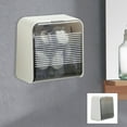 thumbnail image 6 of Makeup Cotton Pad Organizer Storage Organization Cosmetic Container for Restroom Gray, 6 of 8
