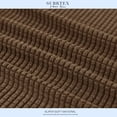thumbnail image 3 of Subrtex Textured Grid Stretchy Washable Sofa Seat Cushion Cover Armchair Loveseat Sofa Protector （Coffee, Chair）, 3 of 7
