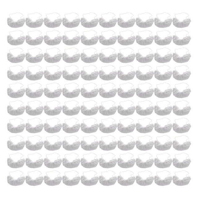 JFBUJC 100 Packs Beard Guards Dispoable Nylon Elastic Breathable Latex Free Beard Protector Nets