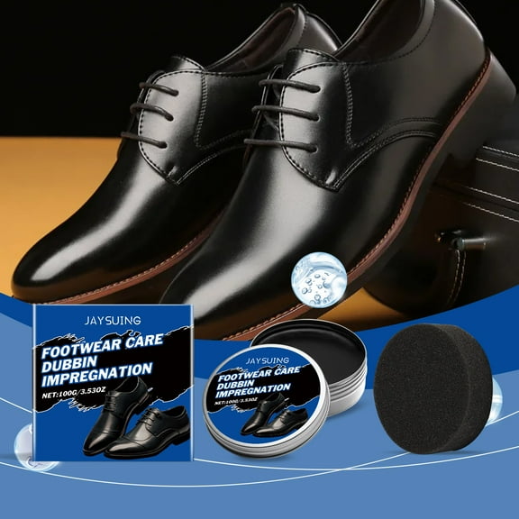 Yonrjhukm Suitsable for The Care and Maintenance Of Black Leather Shoes Its Can Keep The Leather Shiny and Black and Make The Leather Face Look New
