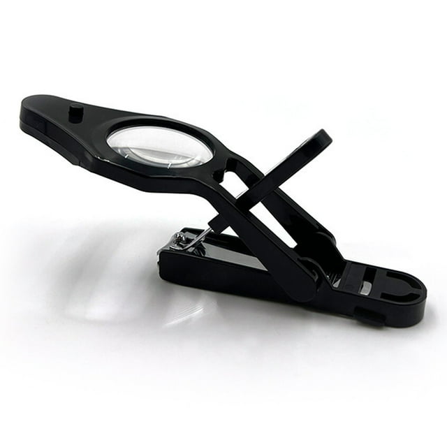ZheElen Enhanced Precion Trimming Nail Clippers With LED function, it Light And Magnifying Glass LED Magnifying Glass