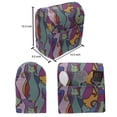 thumbnail image 5 of Cat Lounger Chair Bag, Geometric Colorful Cats Abstract Composition Cultural, High Capacity Storage with Handle Container, Lounger Size, Multicolor, by Ambesonne, 5 of 5