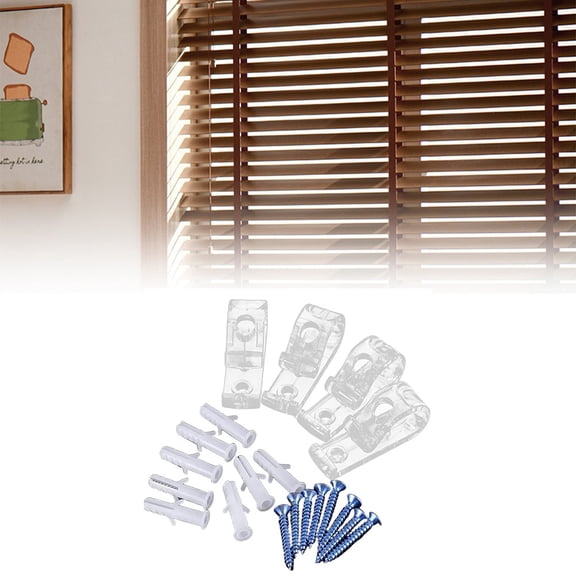 AFQH High-Quality Curtain Hooks - Easy Install for Blinds & Soft Gauze Curtains!