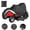 Black, variant on AYAMAYA Riding Lawn Mower Cover, Waterproof Durable 420D Oxford Lawn Tractor Cover with Storage Bag Universal Fit Decks up to 54"