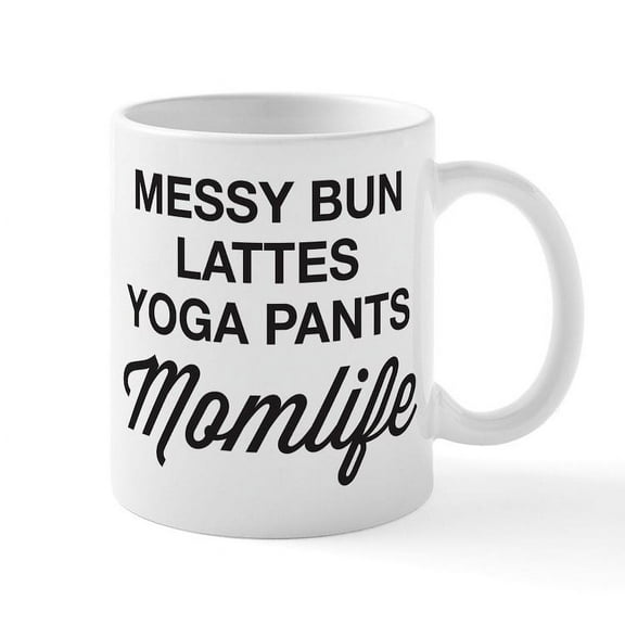CafePress - Momlife Mug - 11 oz Ceramic Mug - Novelty Coffee Tea Cup