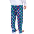 thumbnail image 5 of Super Mario Pajamas Men's Character Logo Checkered Lounge Sleep Pants, 5 of 5