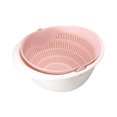 thumbnail image 1 of MesaSe Dual Layer Rice Wash Strainer Kitchen Fruits Vegetable Cleaning Container Basket, 1 of 8