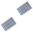 thumbnail image 3 of Naiovety Molde para cubitos de hielo Reemplazo de 15 rejillas Molde rectangular para cubitos de hielo de chocolate Claro 2Conjunto, 3 of 6
