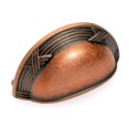 thumbnail image 1 of Super Saver Ribbon & Reed Cabinet Bin Pull, Antique Copper, 1 of 1