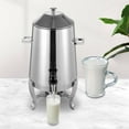 thumbnail image 2 of YIYIBYUS 3.5 Gallon Hot Beverage Dispenser, Stainless Steel Coffee Urn Chafer, Hot Drinks Dispenser for Milk Coffee Tea Water Juice - Parties Event Buffet Catering, Alcohol heating, Silver, 2 of 14