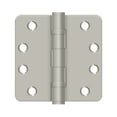 thumbnail image 2 of Deltana S44R4HDB15 4" x 4" x 1/4" Radius Hinge; Heavy Duty; Ball Bearings; Satin Nickel Finish, 2 of 3