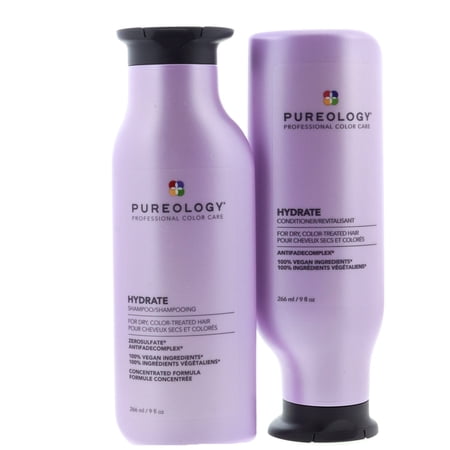 NEW BIGGER BOTTLE - Pureology Hydrate Shampoo and Conditioner Duo Set 9 OZ EACH