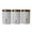 White, variant on 3pcs Canister Set Sugar Storage Bottles Canister Jar