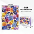 thumbnail image 4 of Kll The Garden Tricolor Pansy Flower - 300 Piece Jigsaw Puzzle For Adult And Teenagers Family Educational Game Toys 300pcs, 4 of 9