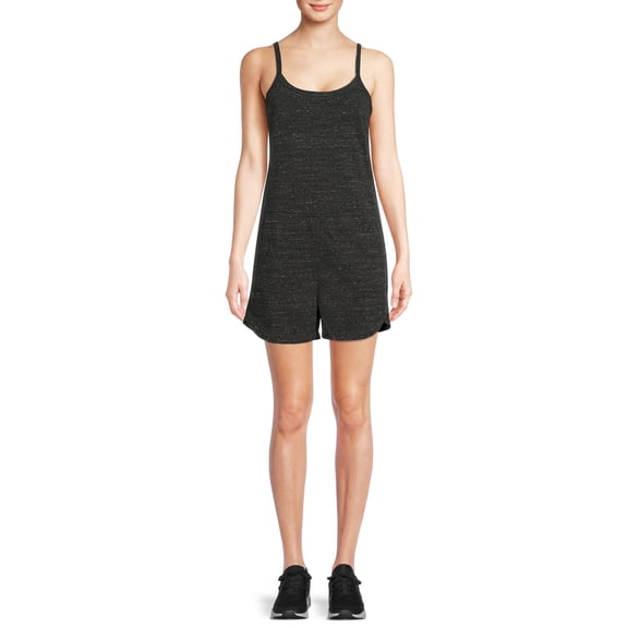 Avia Women's Active Strappy Romper with Two Front Pockets