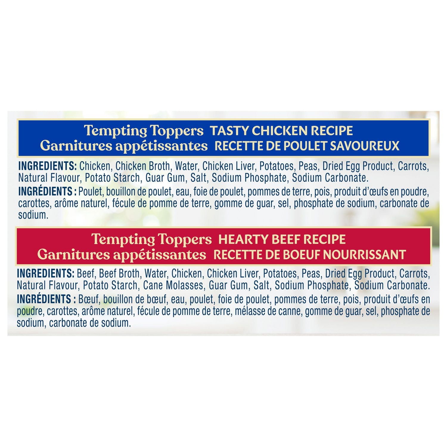 Blue Buffalo Tempting Toppers Natural Wet Dog Food Variety Pack, Chicken & Beef, BLUE Tempting Toppers Bf/Chkn 12ct Variety Pack