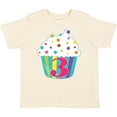 thumbnail image 3 of Inktastic 3rd Birthday Cupcake Boys or Girls Toddler T-Shirt, 3 of 5