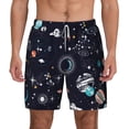 thumbnail image 3 of Uemuo Galaxy2 Pattern Mens Swim Trunks Quick Dry Board Shorts with Mesh Lining, Stretch Beach Shorts Quick Dry No-Chafing Board Shorts-Medium, 3 of 9