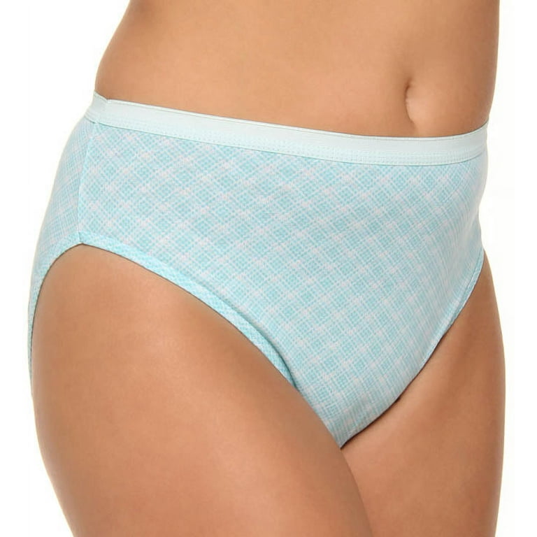 Hanes JMS Hi Cut Panty Underwear Women's Comfort Cotton Panties Plus 13/14  3pr for sale online
