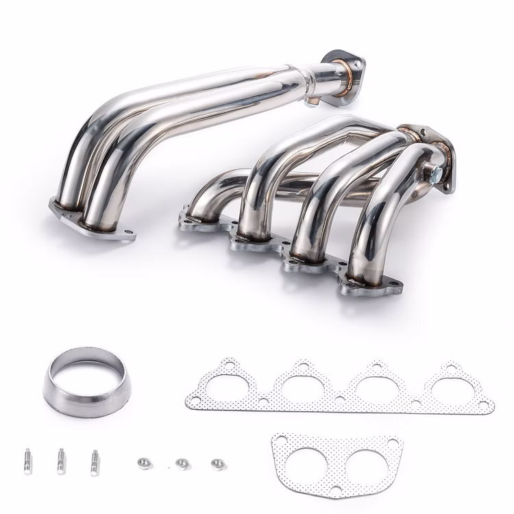 Fuda Industries Exhaust Manifold Header for Honda 88-00 Civic, Polished, 1 Pack