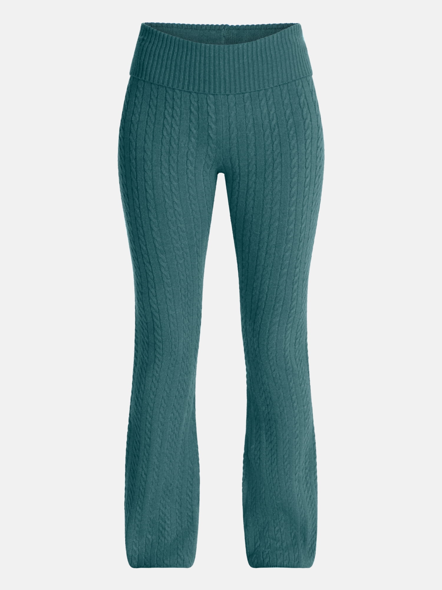 No Boundaries Cable Knit Sweater Pants, 33'' Inseam, Women's XXS-XXL