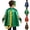 Green#9527, variant on BOOMNY Halloween Kids Boys Girls Dinosaur Dress Up Funny Hallowmas Party Outfits Sets Playful Stage Performance Clothes Set